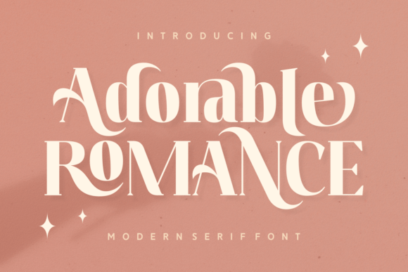 Adorable Romance: The Bold Serif Font for Scroll-Stopping Campaigns