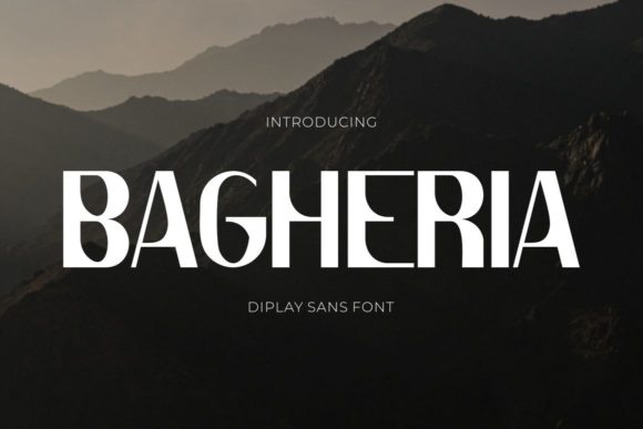 Bagheria: A Bold Sans Serif Typeface for Modern Editorial Design