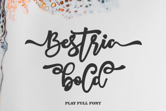 Bestric Bold: The Handwritten Typeface That Elevates Digital Branding