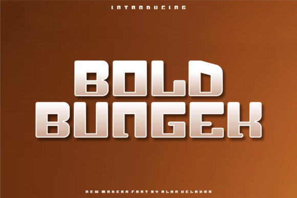 Bold Bungek: The Playful Typeface for Handmade Brands