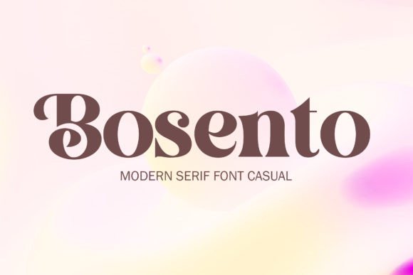 Bosento: The Serif Typeface Elevating Modern Editorial Design
