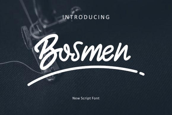 Bosmen Script Font: Elevate Your Brand Identity with Authentic Style