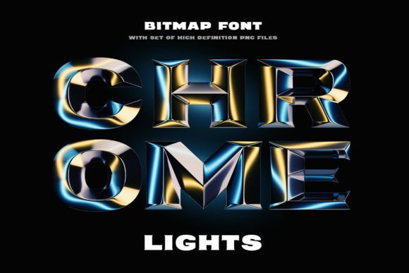 Chrome Lights: The Premium Display Font for Bold Brand Identity