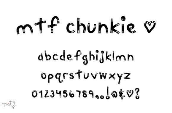 Chunkie Duo: The Playful Typeface for Adorable Handmade Crafts