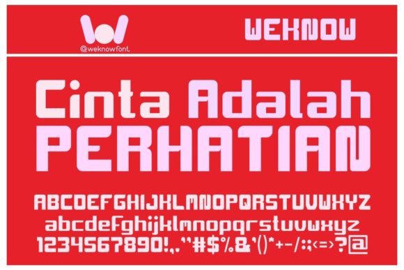 Cinta Adalah Perhatian: The Bold Display Typeface for Campaigns That Need Impact
