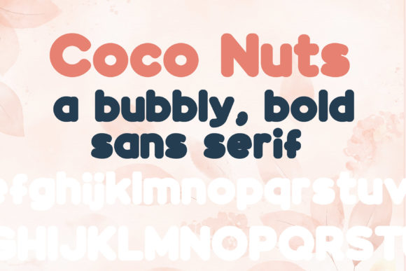 Coco Nuts: The Bold Sans Serif Typeface for Modern Web Design
