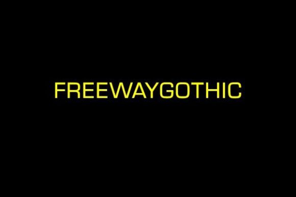 Freewaygothic: A Bold Typeface for Modern Editorial Design