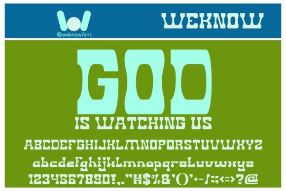 God is Watching Us: The Bold Typeface That Elevates Small Business Branding