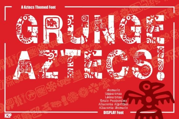 Grunge Aztecs: A Bold Typeface for Outdoor Branding