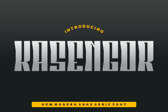 Kasengor: The Bold Sans Serif Font That Drives Campaign Clarity
