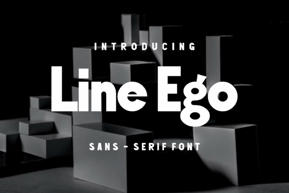 Line Ego: The Bold Sans Serif Font for Handmade Branding