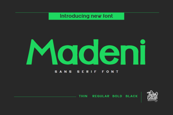 Madeni: The Bold Sans Serif Typeface for High-Impact Campaigns