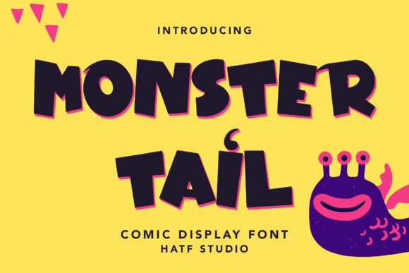 Monster Tail: The Bold Display Font for Standout Branding