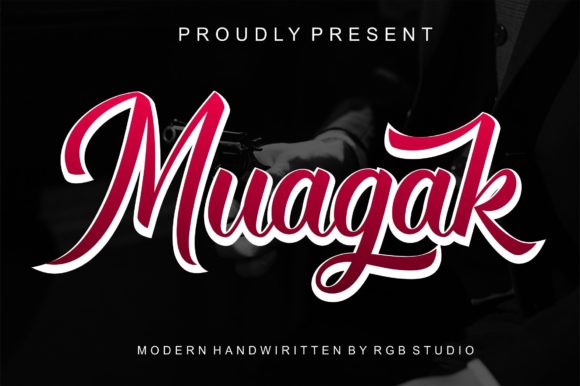 Muagak: The Premium Script Typeface for Dynamic Campaigns