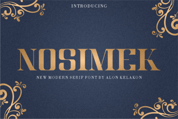 Nosimek: The Elegant Serif Font for Polished Brand Identity