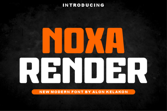 Noxa Render: A Bold Sans Serif for Modern Branding