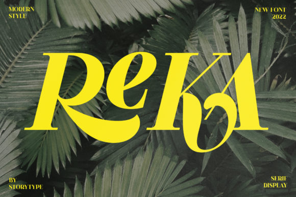 Reka: A Bold Serif Typeface for Dynamic Brand Identity