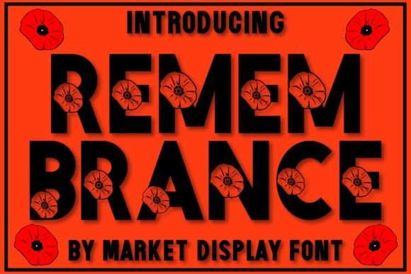 Remembrance Font: A Decorative Typeface for Digital Storytelling