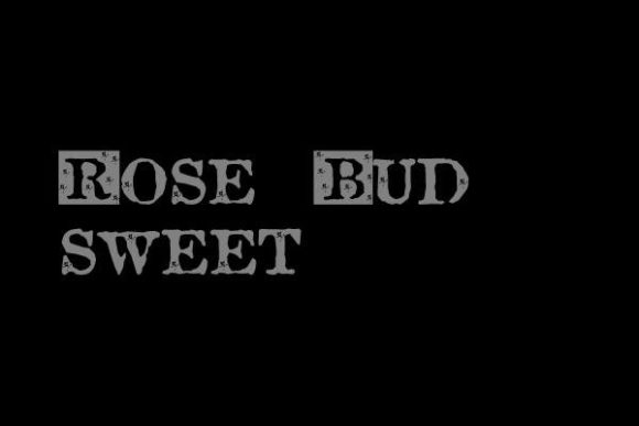 Rose Bud Sweet: A Bold Display Typeface for Editorial Design