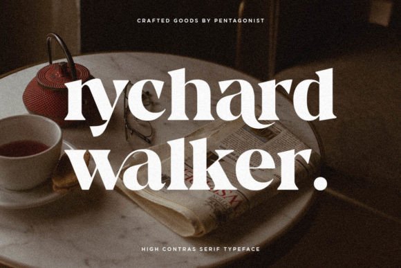 Rychard Walker: A Bold Serif for Editorial Design and Content Branding