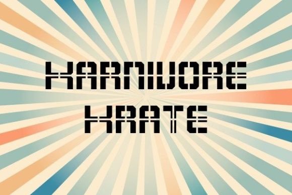 Upgrade Your Brand Identity with Karnivore Krate Typeface