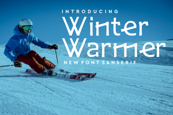 WinterWarmer: A Bold Display Typeface for Editorial Design