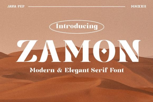 Zamon: The Bold Serif Font for Handmade Brands